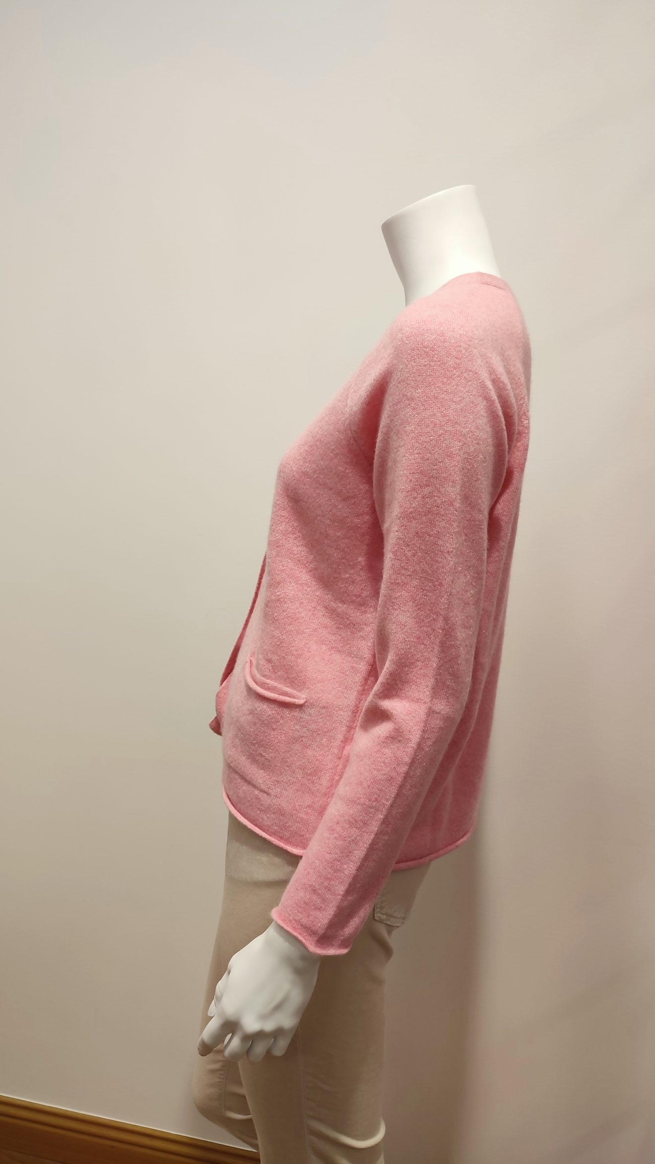 Gilet Cachemire Rose | Esthème | Lechelle-eshop.com