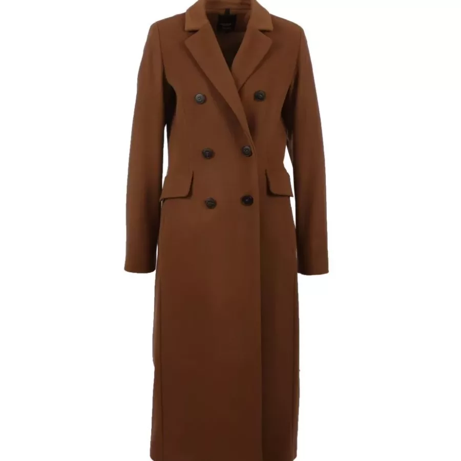 Manteau Laine et Cachemire Camel