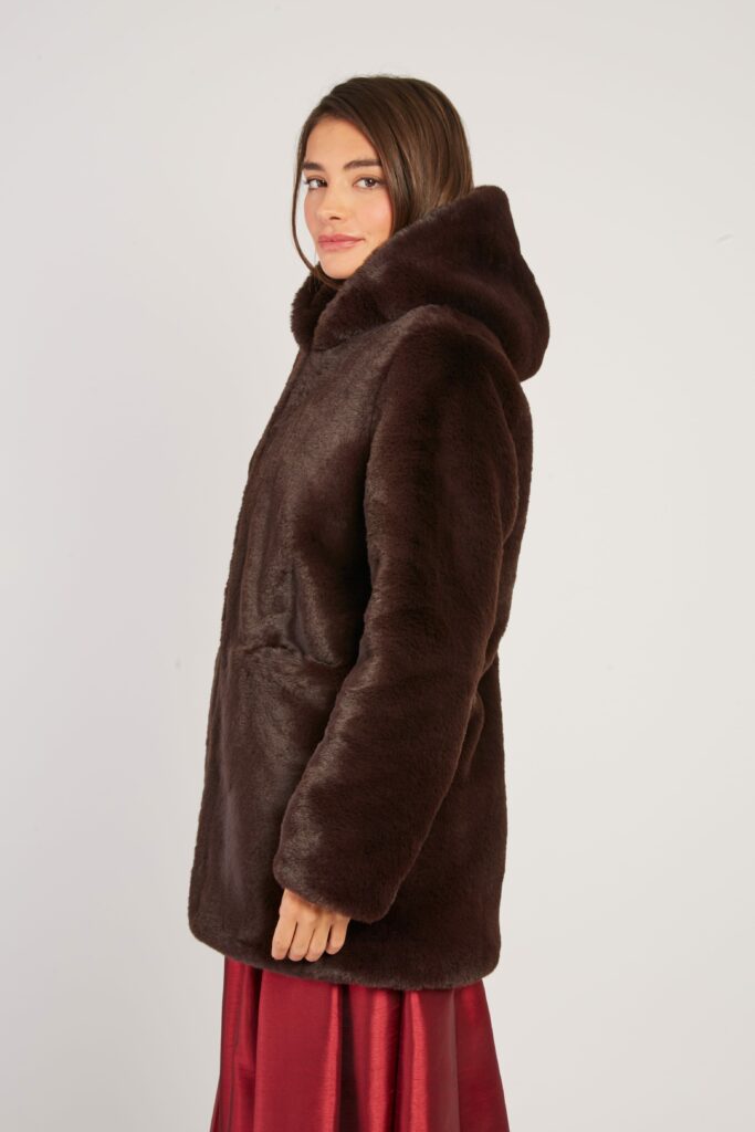 Manteau en fausse fourrure – Image 4