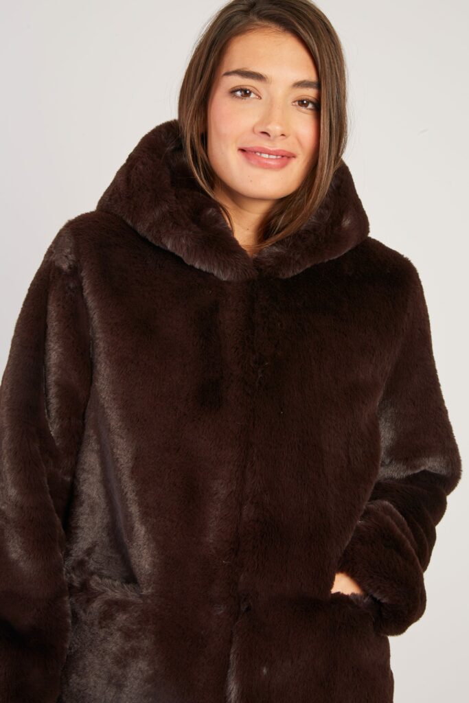 Manteau en fausse fourrure – Image 3