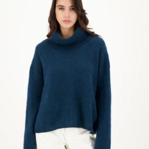 Pull Mohair et laine Vert