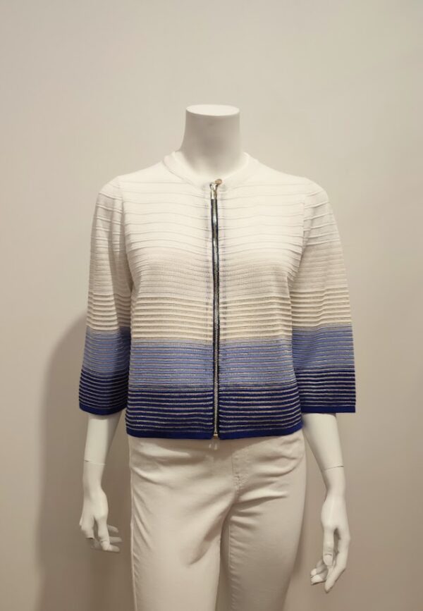 Cardigan rose poudre ou bleu – Image 4