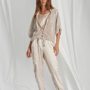 Pantalon en satin