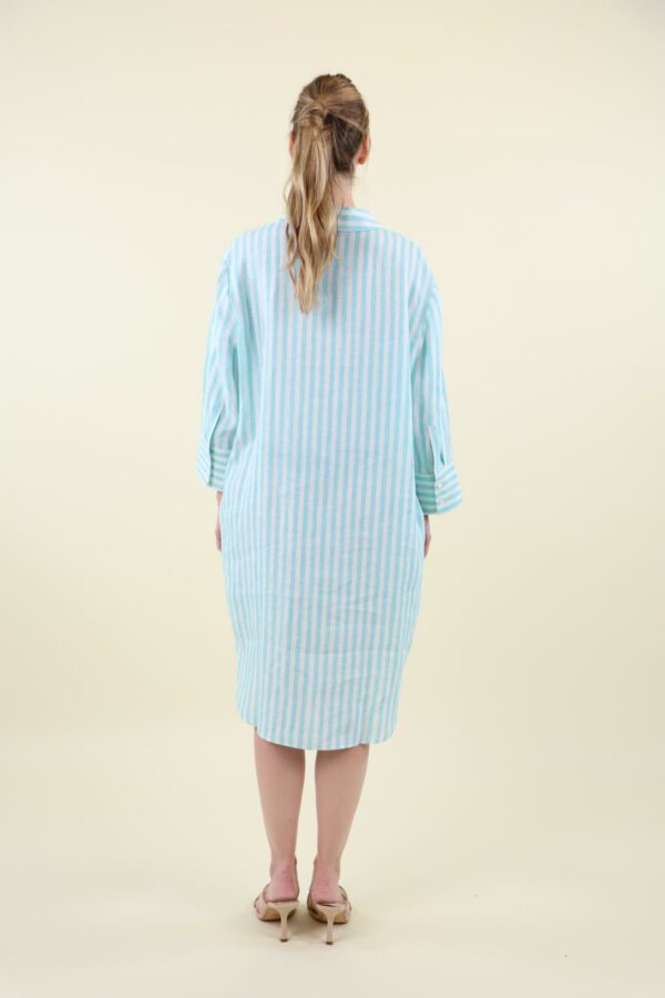 Robe rayée turquoise – Image 4