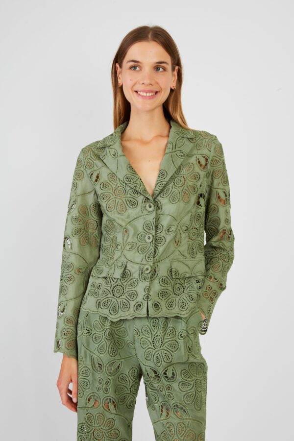 Veste Dentelle verte – Image 3