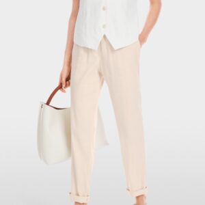 Pantalon Décontracté Chic crème