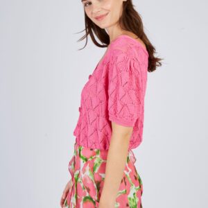 Gilet dentelle 3 couleurs