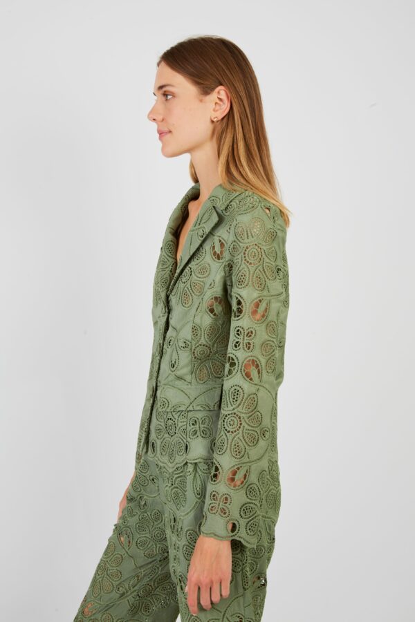 Veste Dentelle verte – Image 4