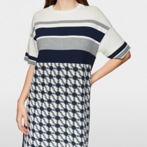 Robe droite imprimée