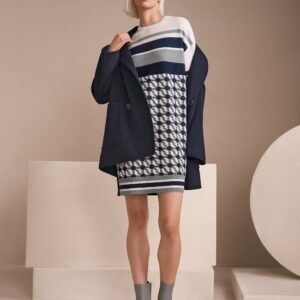 Robe droite imprimée