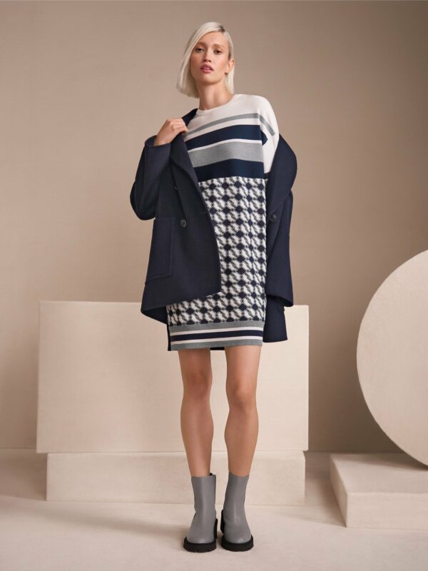 Robe droite imprimée