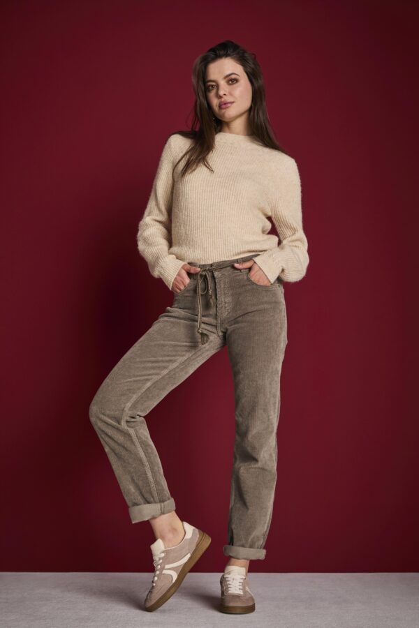 Parami Velours Taupe kaki – Image 4