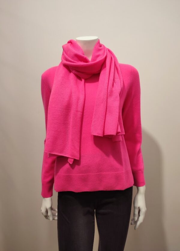 Pull col rond rose – Image 4