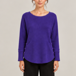 Pull Cachemire violet