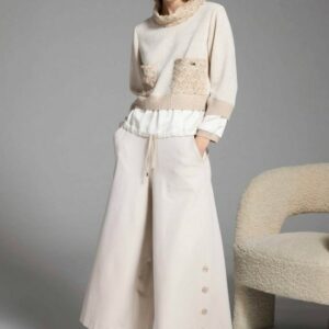 Pull Velours et Satin