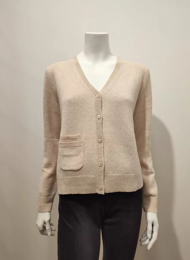 Gilet Beige 4 fils