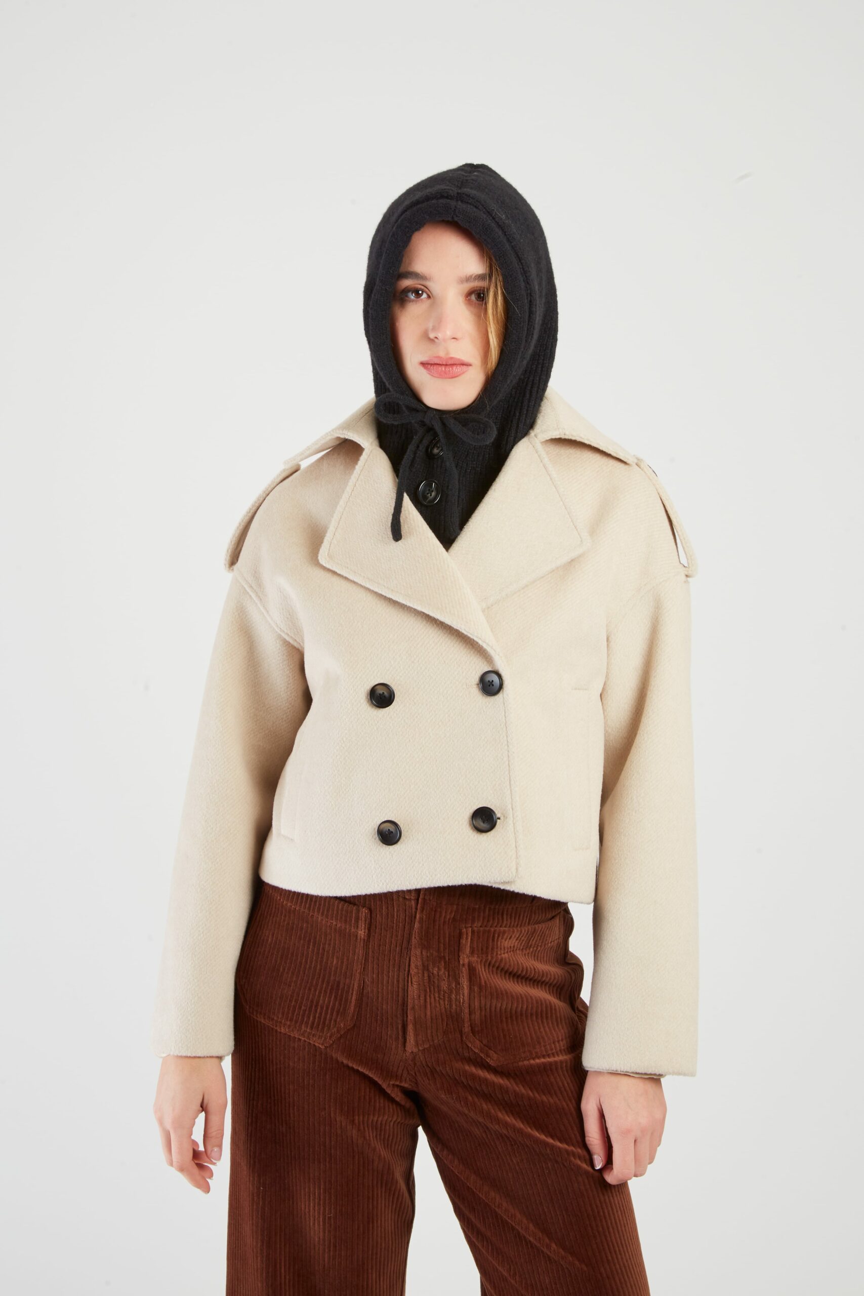 Cagoule marron ou Noire – Image 5
