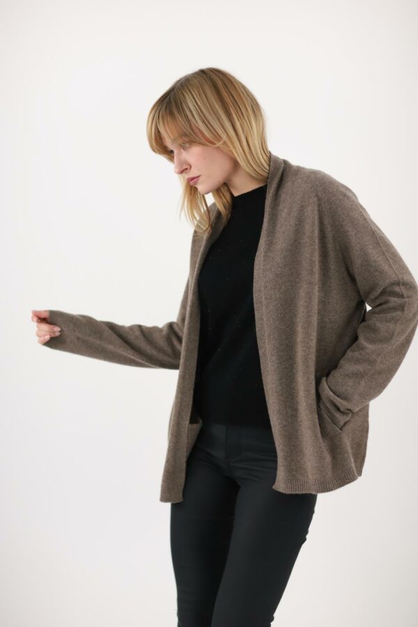 Gilet Cachemire beige