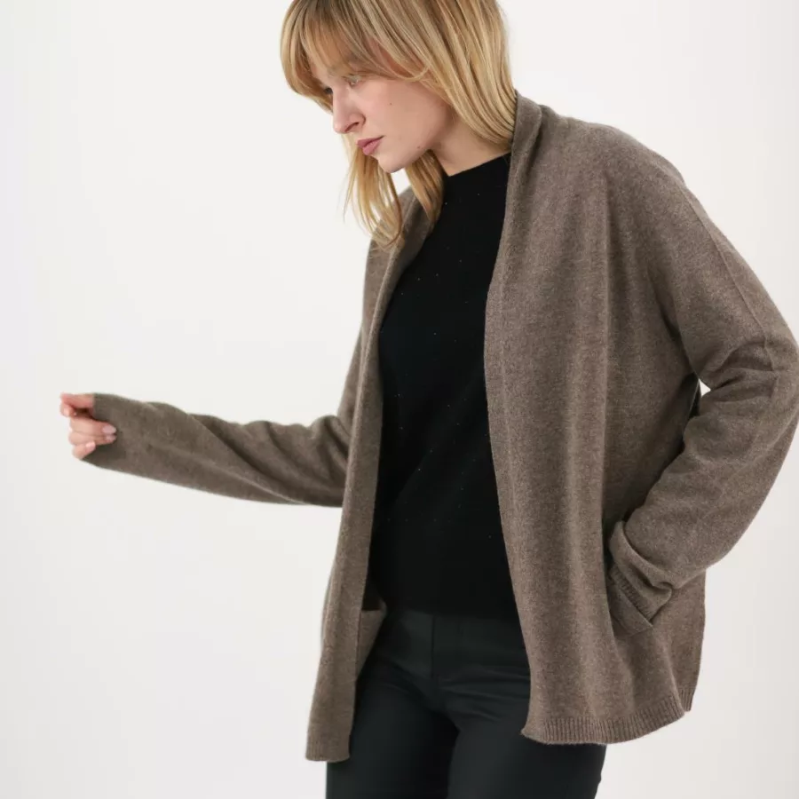 Gilet Cachemire beige