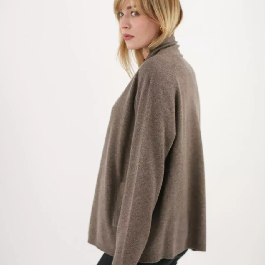 Gilet Cachemire beige