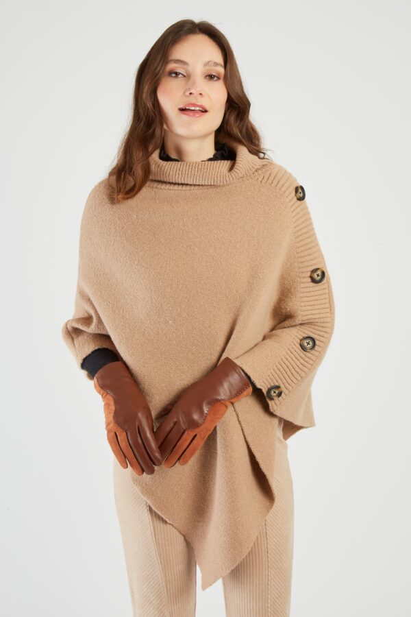 Poncho Beige ou Noir