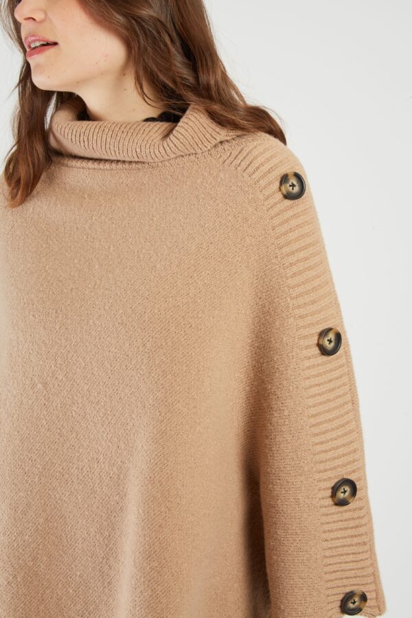 Poncho Beige ou Noir – Image 7