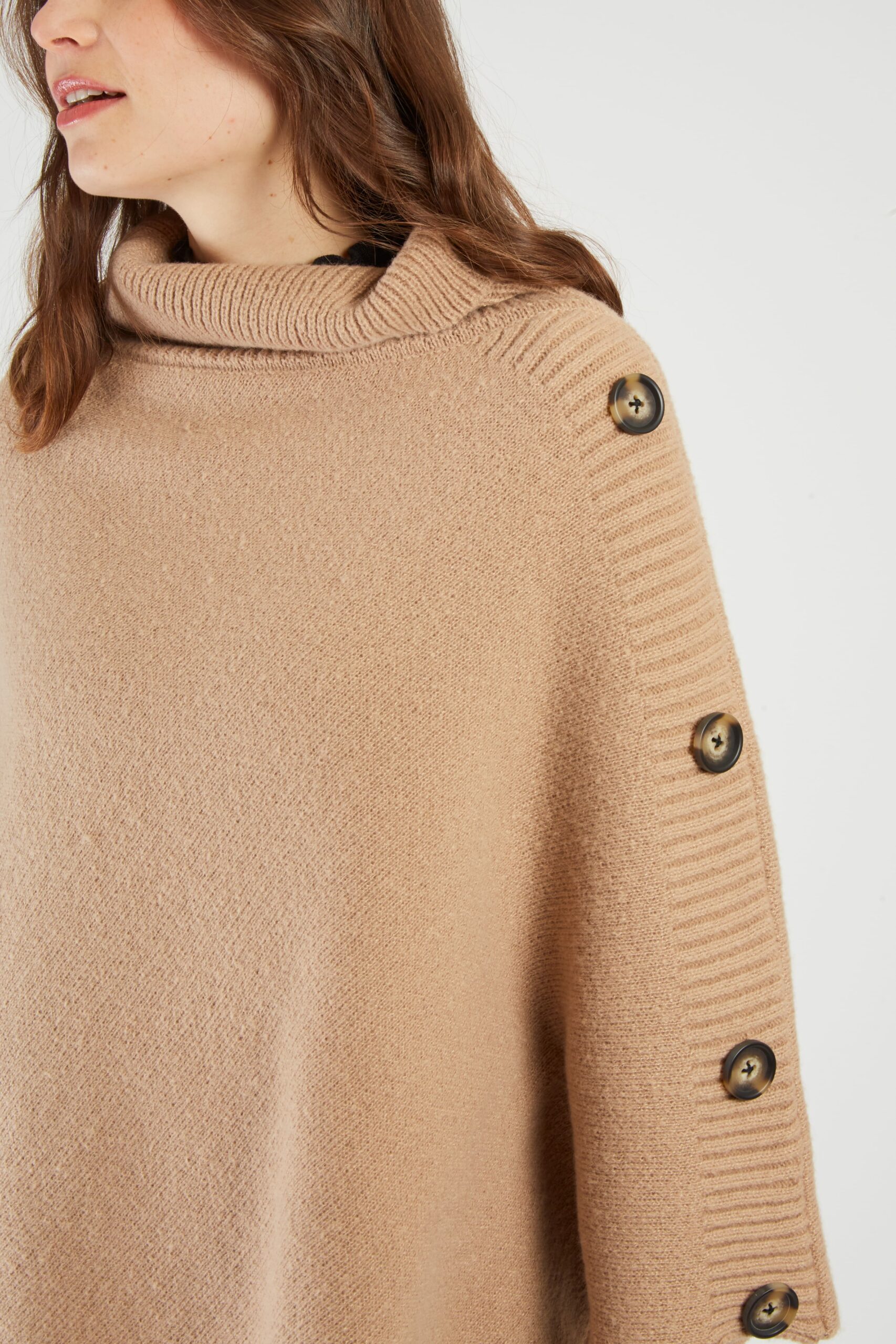 Poncho Beige ou Noir – Image 7