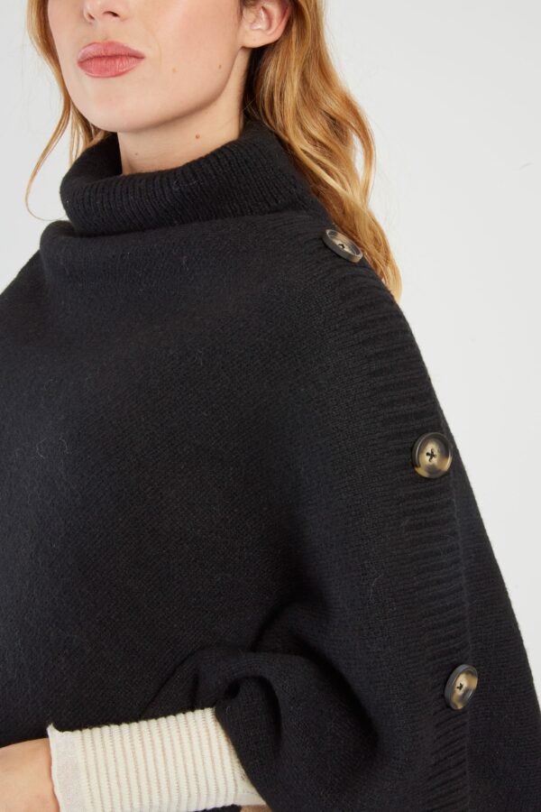 Poncho Beige ou Noir – Image 4