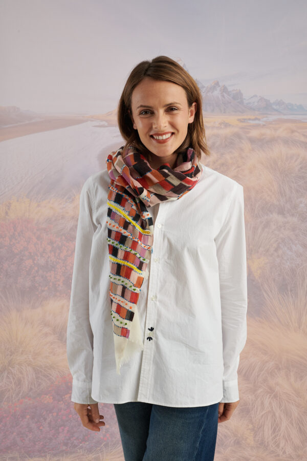 Echarpe Anouk Rouge – Image 2