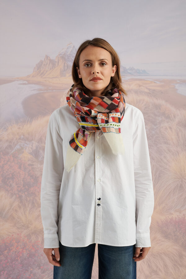 Echarpe Anouk Rouge – Image 3