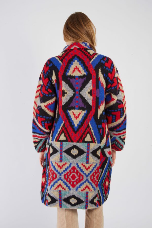 Manteau Imprimé noir – Image 4