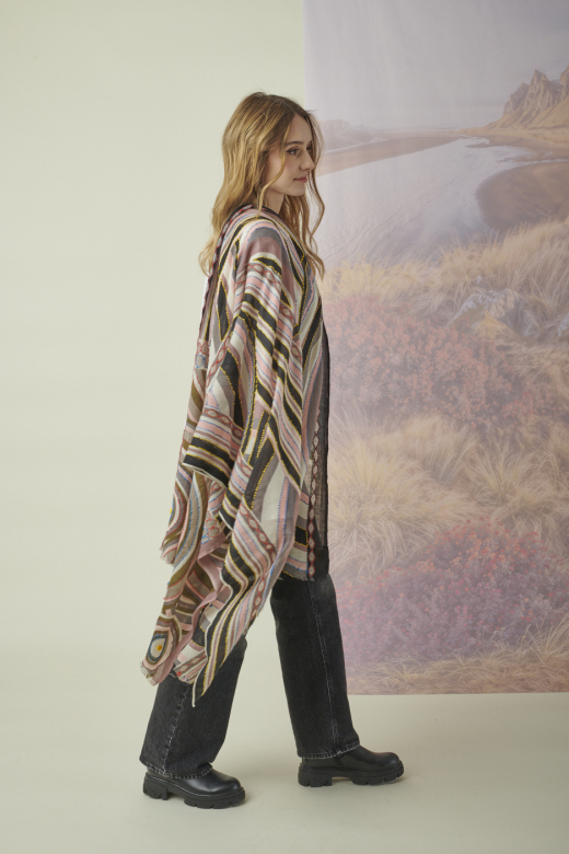 Echarpe Berta rose – Image 3