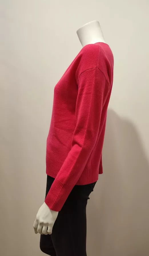 Pull Col V Fuchsia