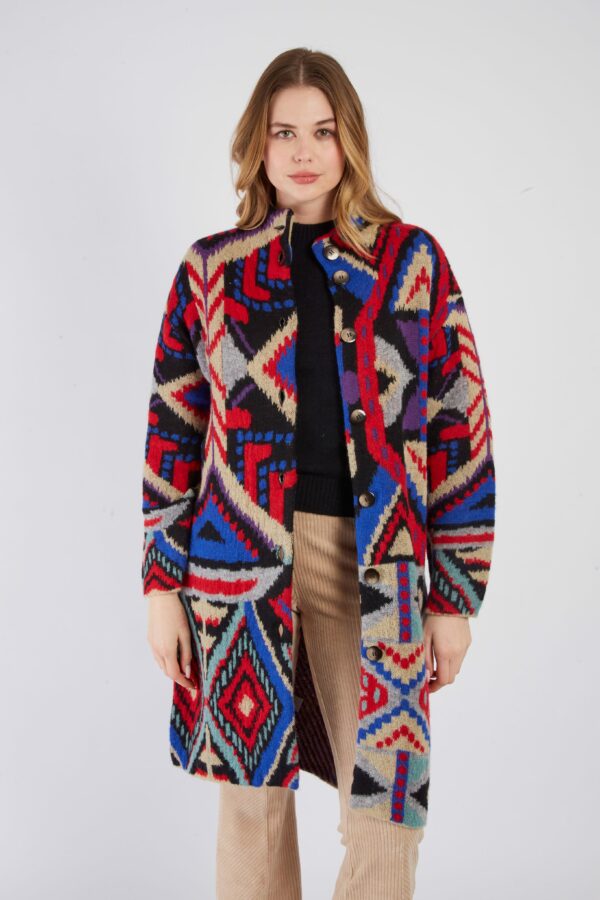 Manteau Imprimé noir