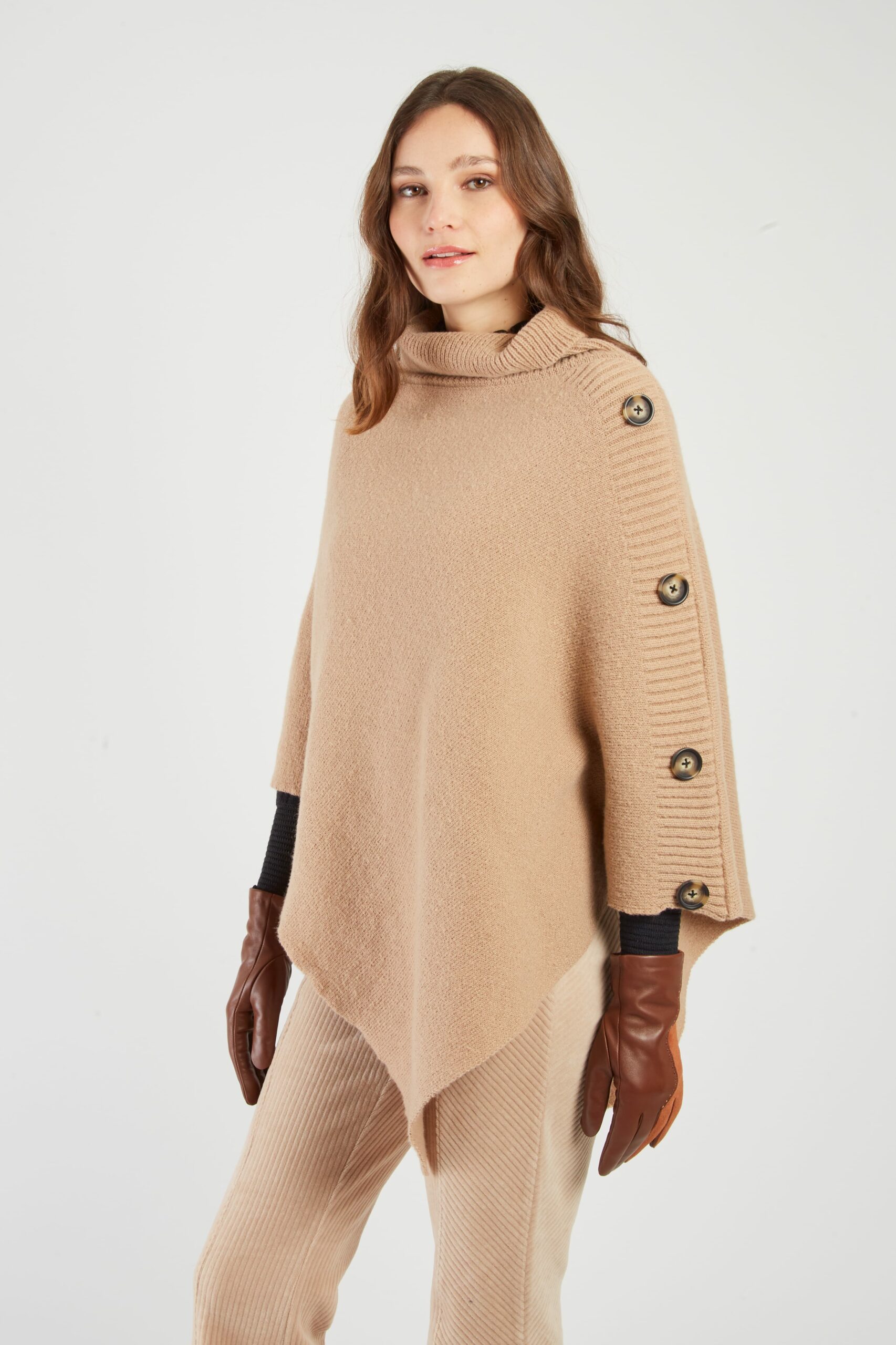 Poncho Beige ou Noir – Image 6