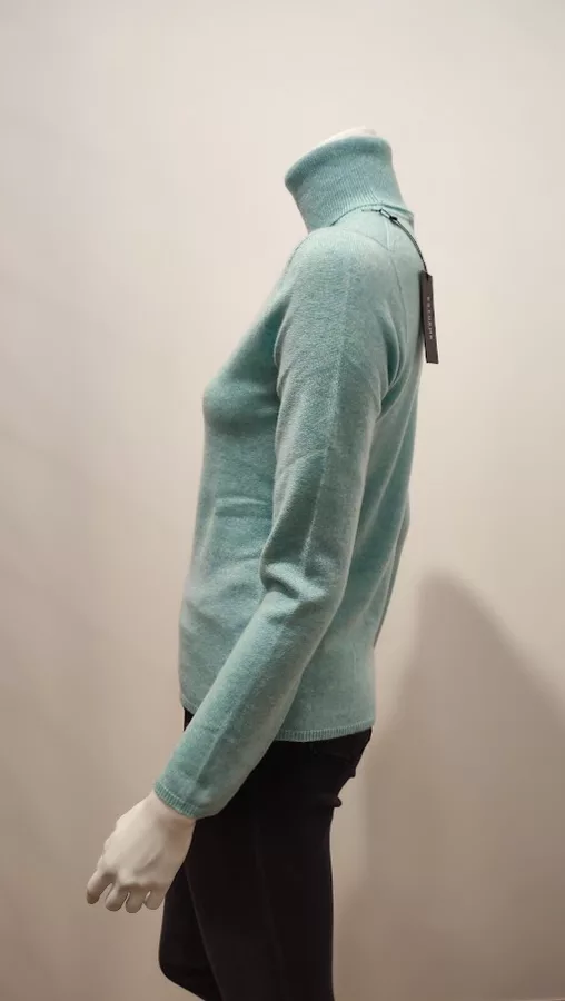 Col Roulé Turquoise