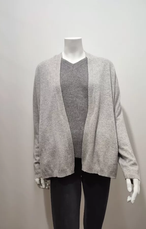 Gilet Cachemire gris