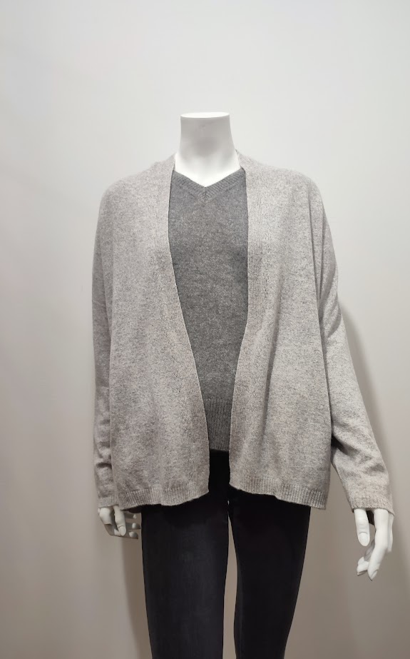 Gilet Cachemire gris – Image 2