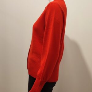 Gilet cachemire Rouge