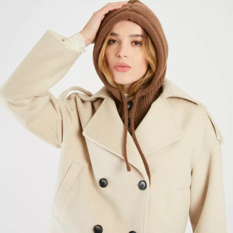Cagoule marron ou Noire