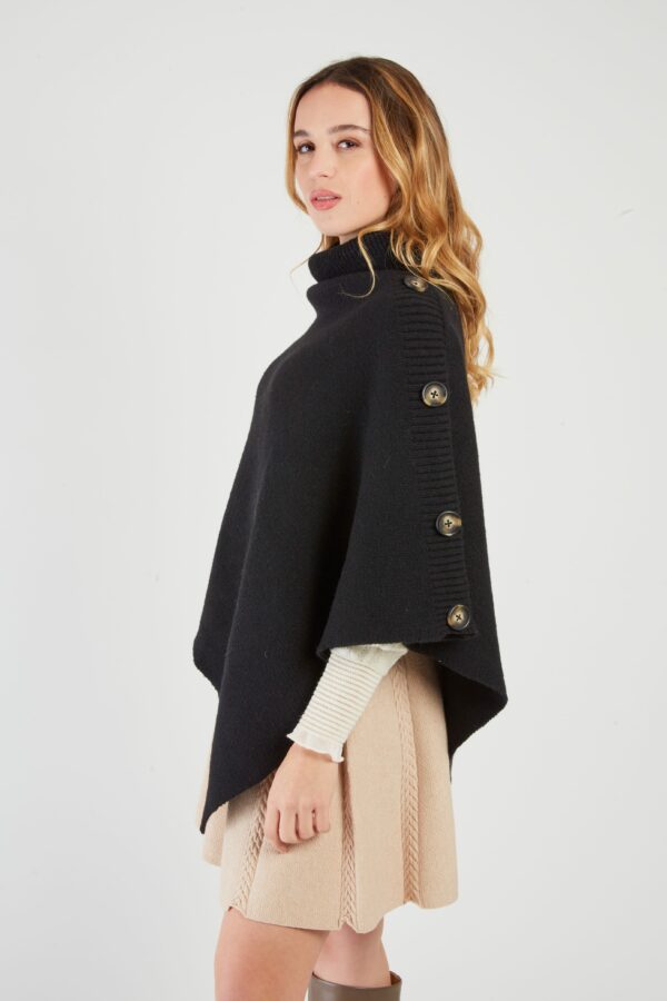 Poncho Beige ou Noir – Image 2