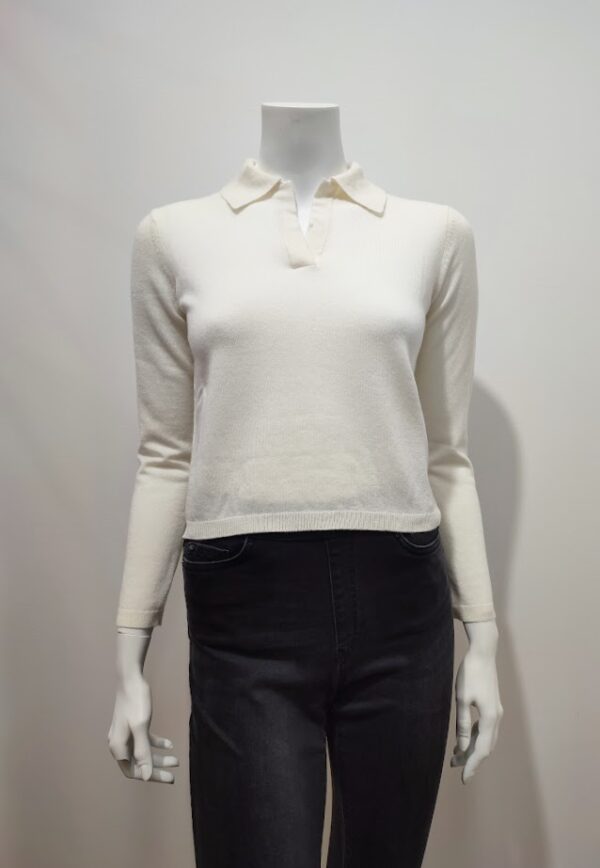 Pull marine ou écru – Image 2