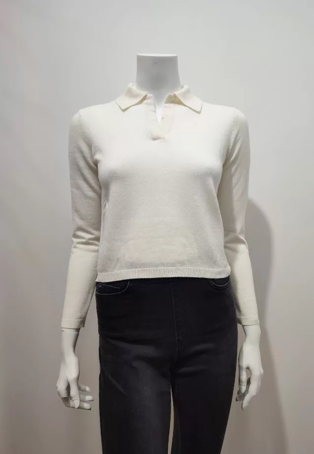 Pull marine ou écru – Image 2