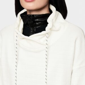 Pull Velours Blanc