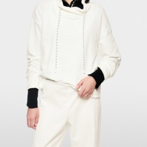 Pull Velours Blanc