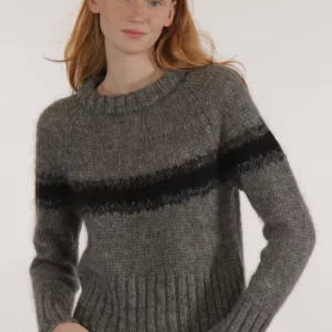 Pull mohair et laine