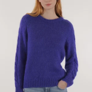 Pull Mohair Bleu