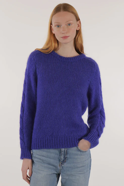 Pull Mohair Bleu