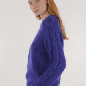 Pull Mohair Bleu