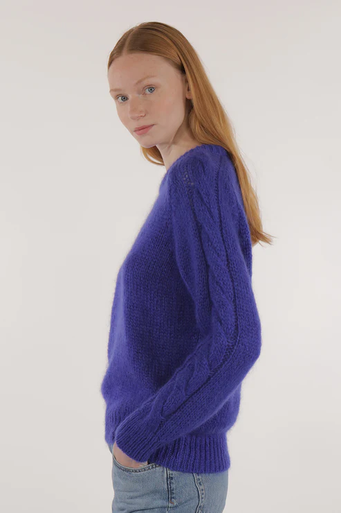 Pull Mohair Bleu – Image 2